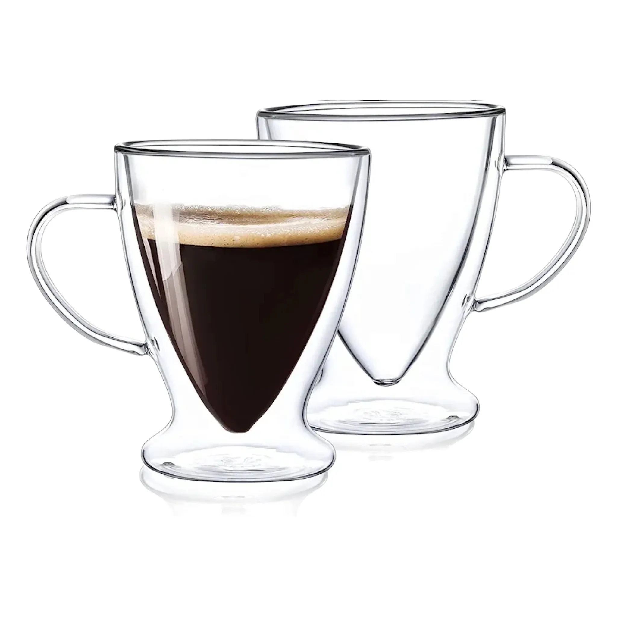 Winox Borosilicate Double Wall Café Latte Mug 300ml 2pc GL2807