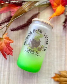 witches brew coffee co. | 16oz ombre frosted glass can